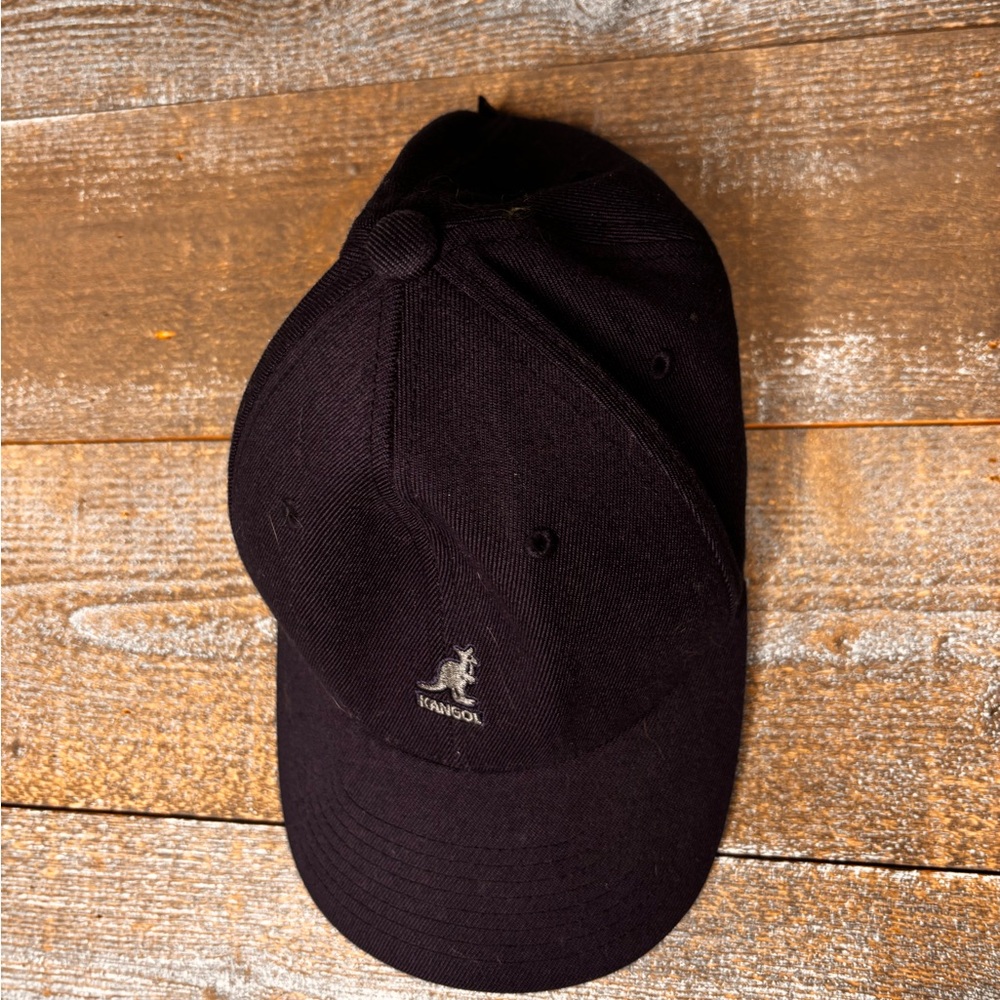 Kangol wool flexfit black Baseball Cap mens small